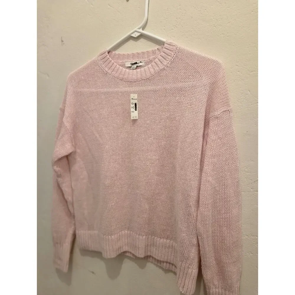 Madewell Pink Sweater NWT Size XXS - Brand New with Tags - Picture 5 of 6